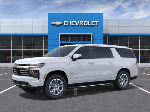 Summit White 2026 Chevrolet Suburban LT