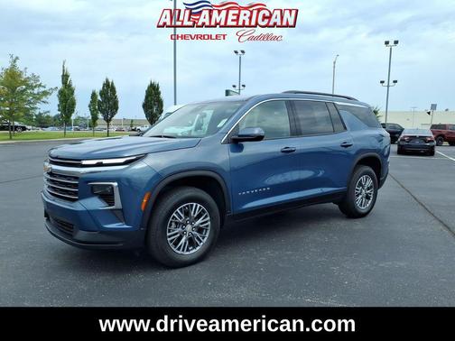 Lakeshore Blue Metallic 2025 Chevrolet Traverse LT