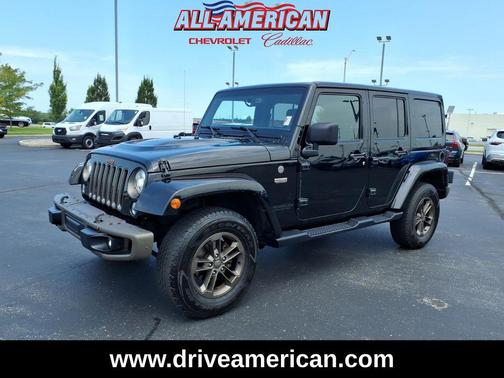 Black Clearcoat 2017 Jeep Wrangler Unlimited Sahara