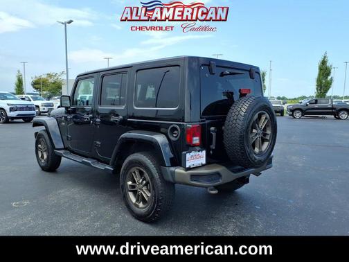 Black Clearcoat 2017 Jeep Wrangler Unlimited Sahara