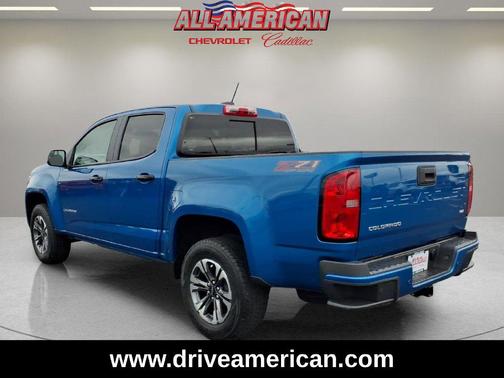 Bright Blue Metallic 2022 Chevrolet Colorado Z71