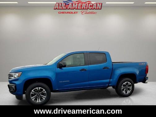 Bright Blue Metallic 2022 Chevrolet Colorado Z71