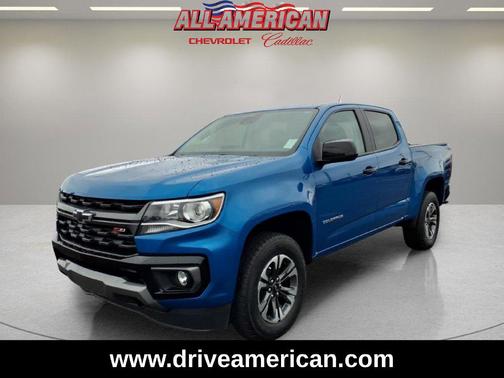 Bright Blue Metallic 2022 Chevrolet Colorado Z71
