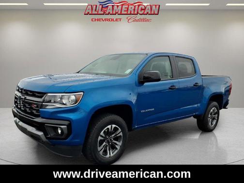 Bright Blue Metallic 2022 Chevrolet Colorado Z71
