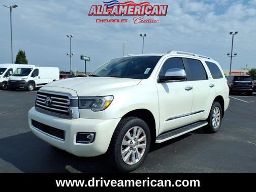 Blizzard Pearl 2018 Toyota Sequoia Platinum