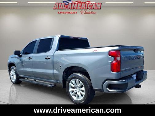 Satin Steel Metallic 2021 Chevrolet Silverado 1500 Custom