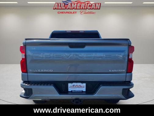 Satin Steel Metallic 2021 Chevrolet Silverado 1500 Custom