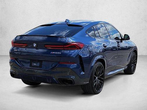 Phytonic Blue Metallic 2022 BMW X6 M50i