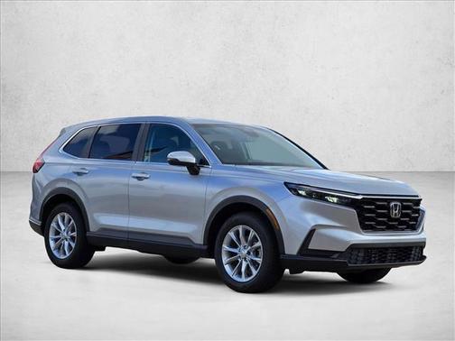 Solar Silver Metallic 2025 Honda CR-V EX AWD