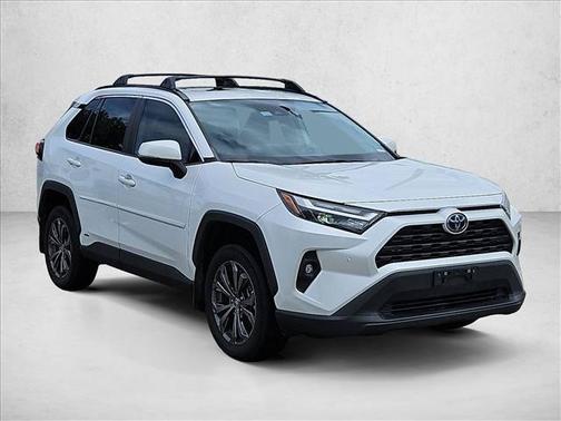 Wind Chill Pearl 2023 Toyota RAV4 Hybrid XLE Premium