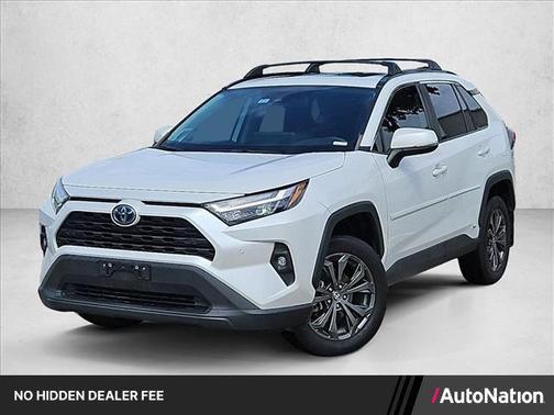 Wind Chill Pearl 2023 Toyota RAV4 Hybrid XLE Premium