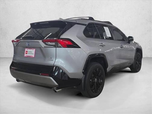 Silver Sky Metallic 2023 Toyota RAV4 Hybrid SE