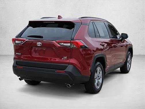 Ruby Flare Pearl 2025 Toyota RAV4 Hybrid LE
