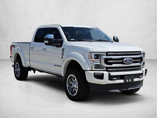 Star White Metallic Tri-Coat 2020 Ford F-250 Platinum