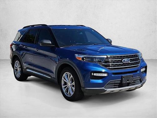 Atlas Blue Metallic 2020 Ford Explorer XLT
