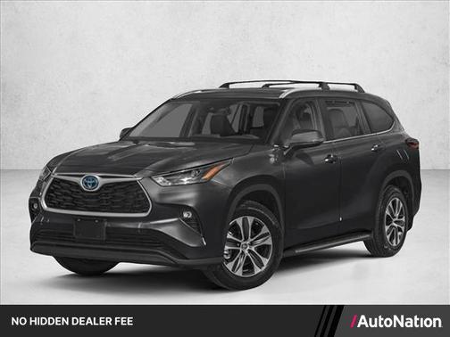 Midnight Black Metallic 2026 Toyota Highlander Hybrid XLE