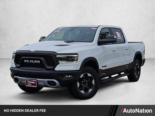 Bright White Clearcoat 2020 RAM 1500 Rebel