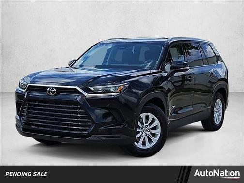 Midnight Black Metallic 2025 Toyota Grand Highlander XLE