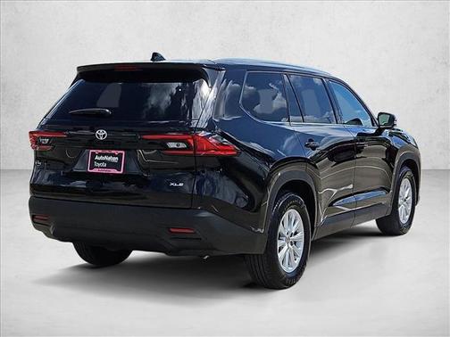 Midnight Black Metallic 2025 Toyota Grand Highlander XLE