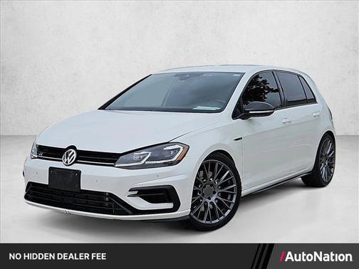 Oryx White Pearl 2019 Volkswagen Golf R 2.0T DSG