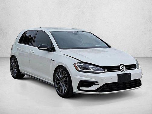 Oryx White Pearl 2019 Volkswagen Golf R 2.0T DSG