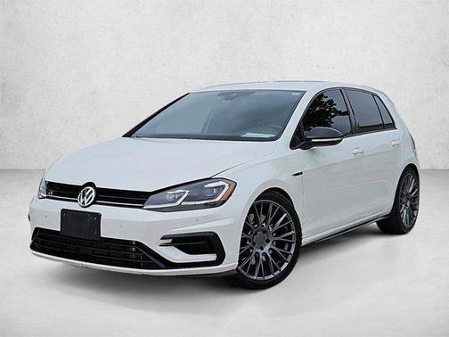 Oryx White Pearl 2019 Volkswagen Golf R 2.0T DSG