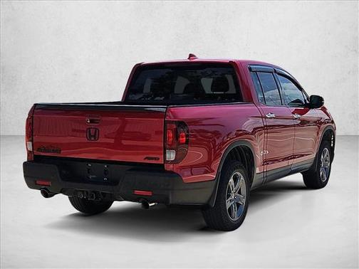 Radiant Red Metall 2023 Honda Ridgeline RTL-E