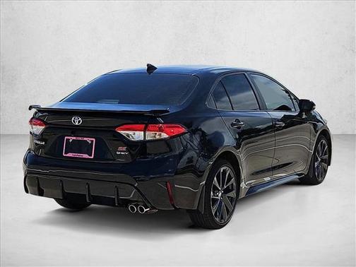 Midnight Black Metallic 2025 Toyota Corolla Hybrid SE