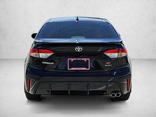 Midnight Black Metallic 2025 Toyota Corolla Hybrid SE