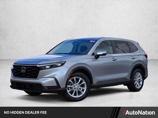 Solar Silver Metallic 2025 Honda CR-V EX AWD