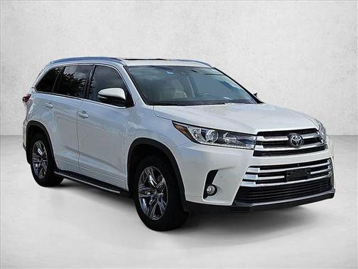 Blizzard Pearl 2018 Toyota Highlander Limited Platinum