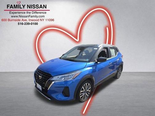 Blue 2021 Nissan Kicks SV