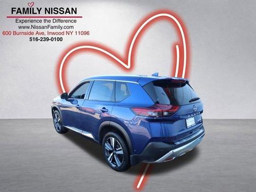 Caspian Blue 2023 Nissan Rogue Platinum