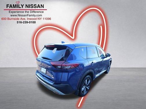 Caspian Blue 2023 Nissan Rogue Platinum