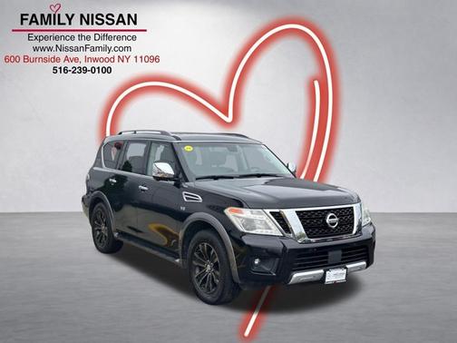 Black 2017 Nissan Armada Platinum