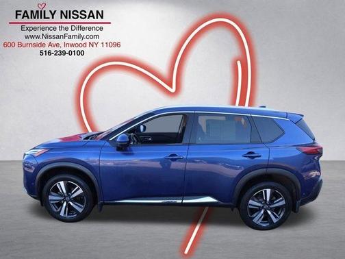 Caspian Blue 2023 Nissan Rogue Platinum