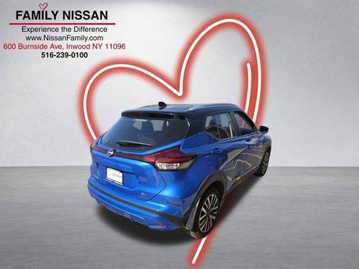 Blue 2021 Nissan Kicks SV