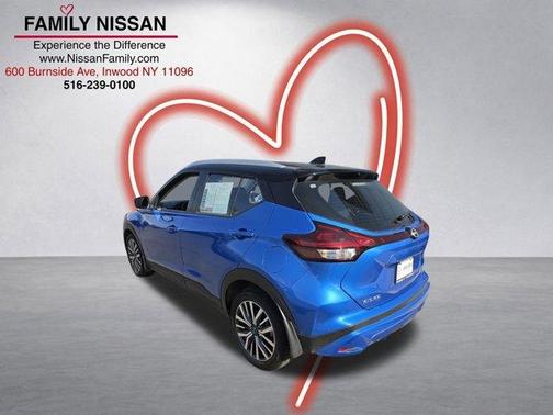 Blue 2021 Nissan Kicks SV