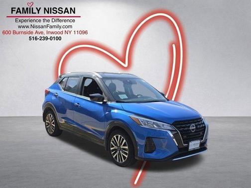 Blue 2021 Nissan Kicks SV