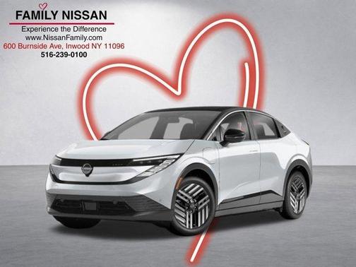 White / Black 2026 Nissan Leaf SV+