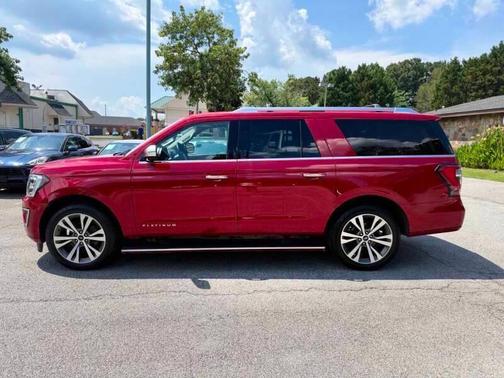 Red 2021 Ford Expedition Max Platinum