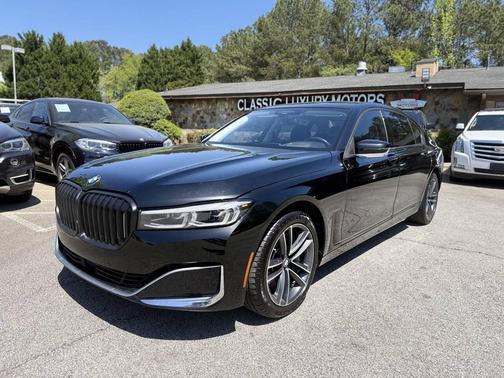 Black 2020 BMW 750 i xDrive