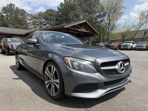 Gray 2017 Mercedes-Benz C-Class C 300 2dr Coupe