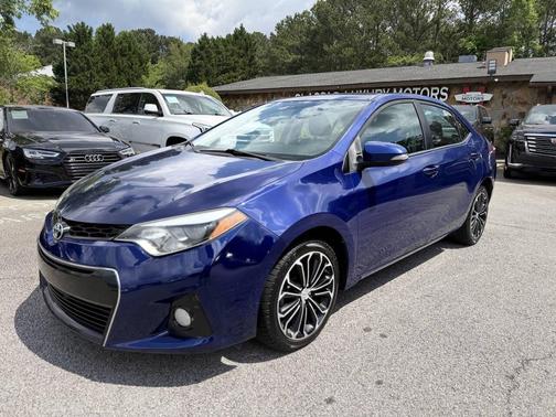 Blue Crush Metallic 2014 Toyota Corolla S Plus