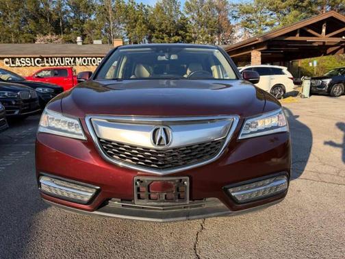 Maroon 2014 Acura MDX 3.5L