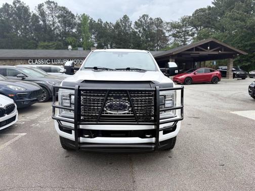 White Platinum Metallic Tri-Coat 2019 Ford F-250 Platinum