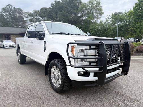 White Platinum Metallic Tri-Coat 2019 Ford F-250 Platinum