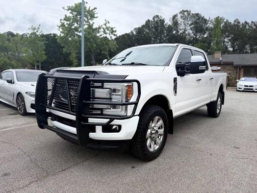 White Platinum Metallic Tri-Coat 2019 Ford F-250 Platinum