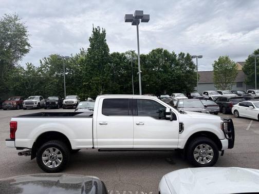 White Platinum Metallic Tri-Coat 2019 Ford F-250 Platinum