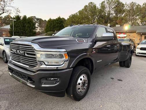Gray 2022 RAM 3500 Laramie Crew Cab 4x4 8' Box